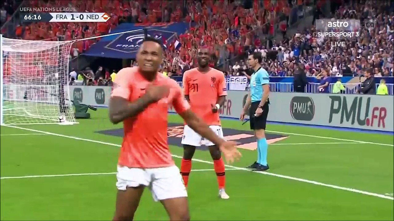 Ryan Babel Goal - France 1-1 Netherlands