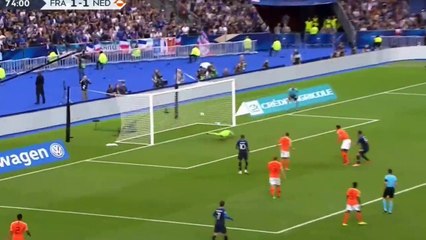 Olivier Giroud Goal - France vs Netherlands 2-1 09/09/2018