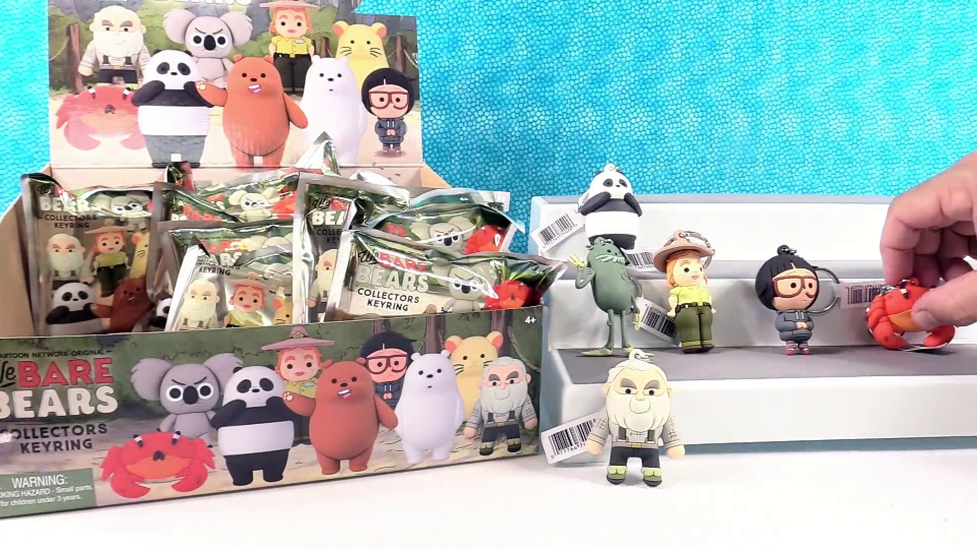 We Bare Bears Collector Keyrings CN Full Box Blind Bag Opening Review _  PSToyReviews - Video Dailymotion