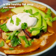 Slow-Cooker Chicken Tortilla Soup is the no-fuss way to warm up. Full recipe: