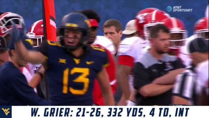 Will Grier Highlights: Youngstown State-West Virginia 2018