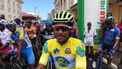 Le départ de la 9ème étape du tour cycliste de Guadeloupe entre Baie-Mahault et Capesterre-Belle-Eau, ‍♂️comme si vous y étiez, est à revivre avec Julien Babe