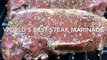 I really mean WORLD’S BEST!!! This World’s Best Steak Marinade recipe is so delicious that you will make it for years and years to come.