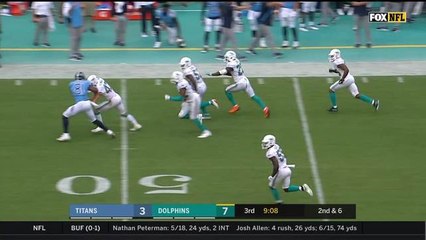 Reshad Jones makes diving INT and returns for 26 yards