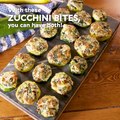 Spinach Artichoke Zucchini Bites are the low-carb way to eat your favorite dip.Full recipe: