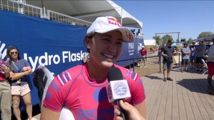 Adrénaline - Surf : Carissa Moore with a 2.83 Wave from Surf Ranch Pro - Women's, Women's Championship Tour - Final