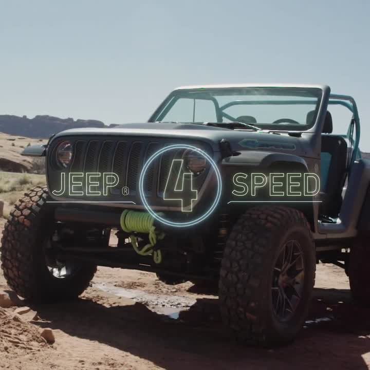 Light and mighty. The 4SPEED concept is a lean off-roading machine.