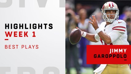 Jimmy Garoppolo's best plays vs. Vikings | Week 1