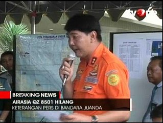 Basarnas Jelaskan Titik Lokasi Pencarian Air Asia QZ 8501