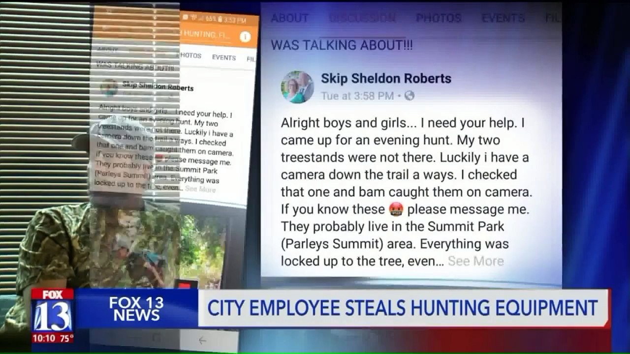 Park City Employee Faces Charges for Allegedly Stealing Hunter`s Equipment