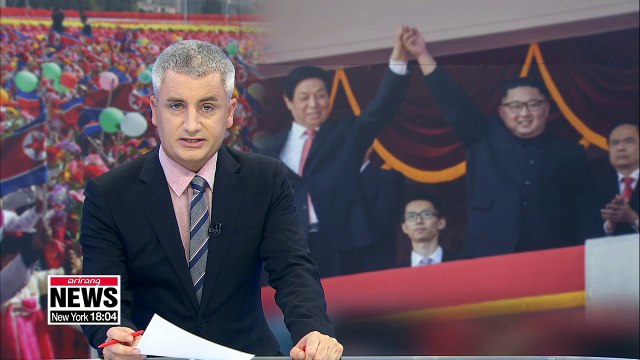 No ICBMs displayed at military parade celebrating N. Korea's 70th birthday