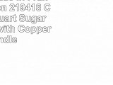 Mauviel Made In France MPassion 219416 Copper 19Quart Sugar Saucepan with Copper