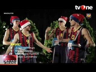 Pemain Barcelona Ucapkan Selamat Natal untuk Fans