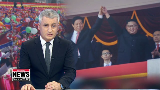 No ICBMs displayed at military parade celebrating N. Korea's 70th birthday