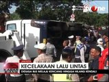 Bus Damri Jurusan Cilacap-Jakarta Terbalik, 1 Orang Tewas