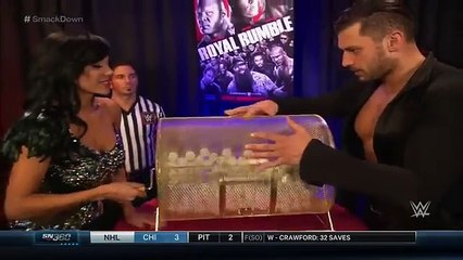 WWE Smackdown 1/22 Dean Ambrose switches his Rumble number with Fandango