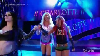 WWE  Charlottes Celebration, Paiges show