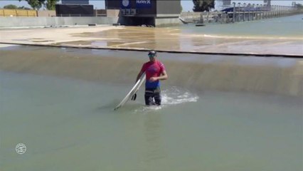 Adrénaline - Surf : Sebastian Zietz with a 7.33 Wave from Surf Ranch Pro, Men's Championship Tour - Final Round