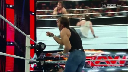 WWE Dean Ambrose vs Luke Harper show