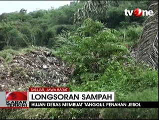 Ribuan Ton Sampah Ambrol, Akses Jalan 2 Desa Tertutup
