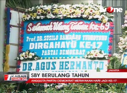 Ulang tahun ke-69 dan HUT Demokrat ke-17