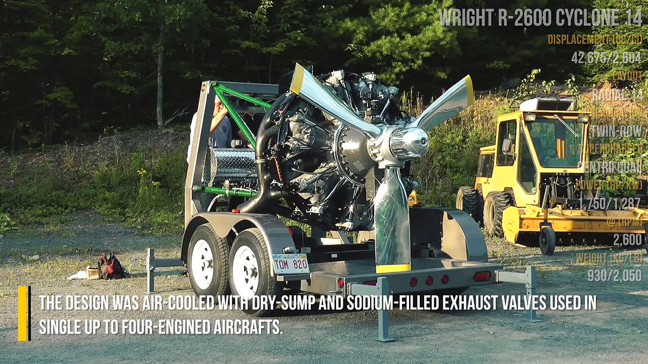 9 Of The Largest Piston Aircraft Engines Ever Dailymotion Video