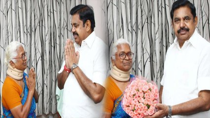 தமிழக முதல்வரை சந்தித்து பேரறிவாளனின் தாயார் அற்புதம்மாள் நன்றி- வீடியோ