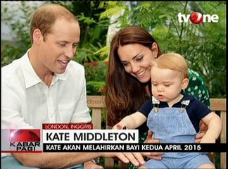 Kate Middleton Akan Melahirkan Bayi Kedua pada April 2015