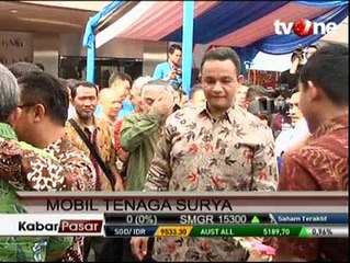 Mobil Lokal Bertenaga Surya Karya Siswa SMK
