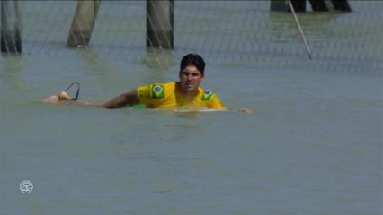Adrénaline - Surf : Gabriel Medina with an 9.13 Wave from Surf Ranch Pro, Men's Championship Tour - Final
