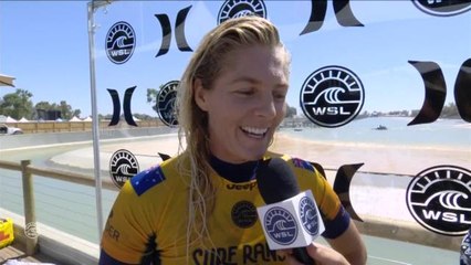 Adrénaline - Surf : Stephanie Gilmore with an 8.87 Wave from Surf Ranch Pro - Women's, Women's Championship Tour - Final