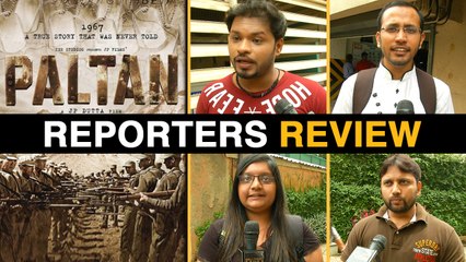 Paltan Reporter's Review | Arjun Rampal, Gurmeet Choudhary, Jackie Shroff | Paltan Movie Review