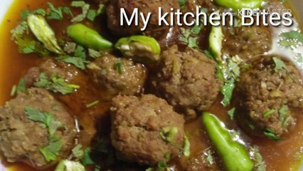 Kofta curry recipe , beaf kofta curry