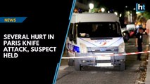 Several hurt in Paris knife attack, suspect held