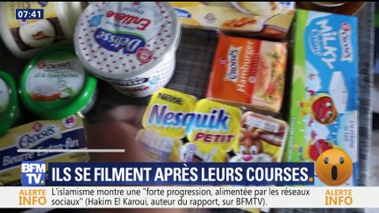 Ils se filment après leurs courses