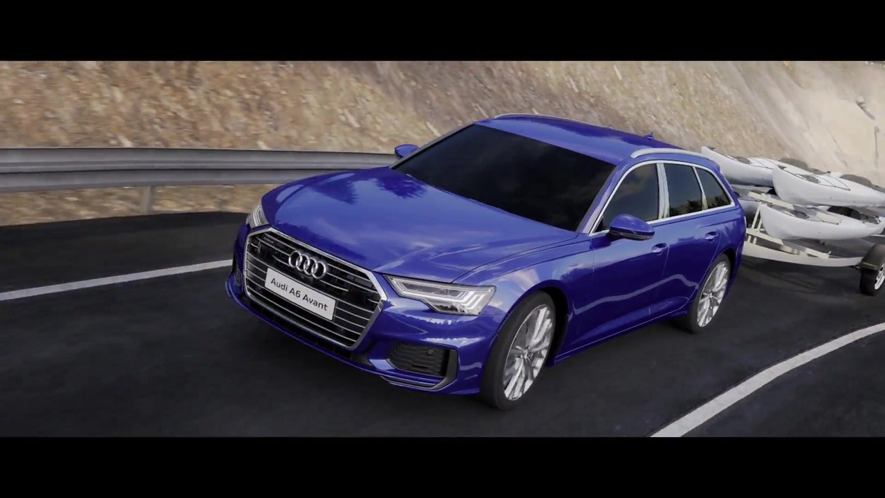 Audi A6 Avant Animation Anhängerassistent