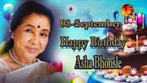 08th Sep Asha Bhosle Birthday