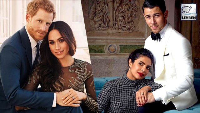 Nick & Priyanka Recreate Meghan Markle & Prince Harry's Engagement Pics