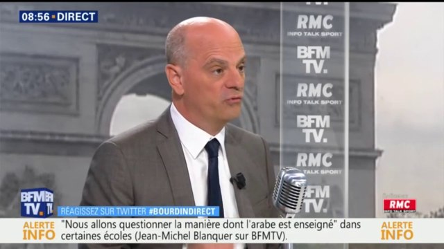 Jean-Michel Blanquer souhaite développer l'apprentissage de l'arabe à l'école et lui donner du prestige