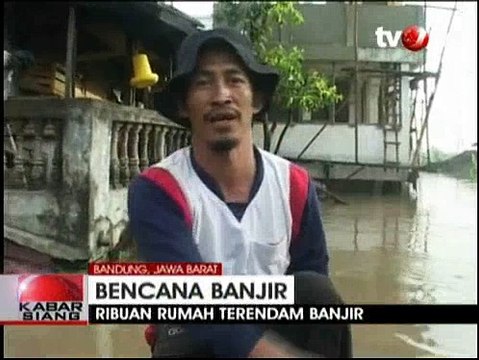 Banjir di Bandung Meluas Hingga Rendam Empat Desa