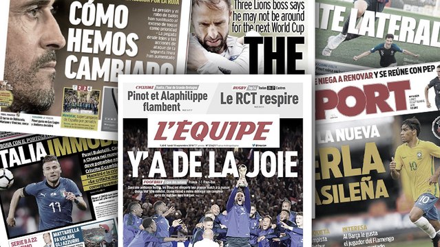 Le Barça s'intéresse de près à Benjamin Pavard, Gareth Souhgate pas sûr de rester jusqu'en 2022