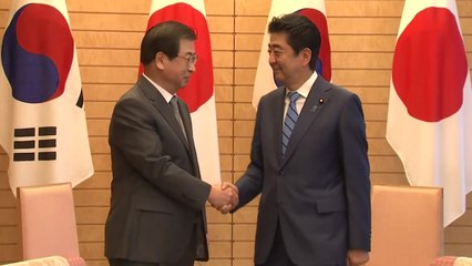 서훈, 아베 日 총리 예방...靑 "특사단 파견 이후 북미 긍정적" / YTN