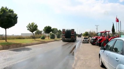 Suriye sınırına tank ve fırtına obüsü sevkiyatı (3) - HATAY