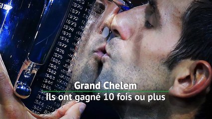 Ils ont gagné 10 fois ou plus - Tennis - Grand Chelem
