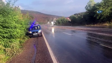 Otomobil dereye uçtu: 1 ölü, 4 yaralı