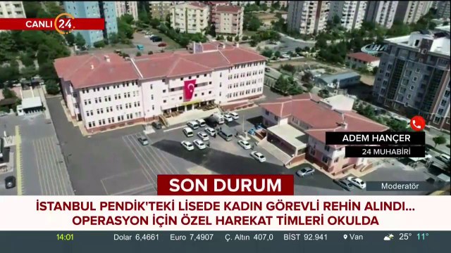 İstanbul Pendik'teki lisede rehine krizi