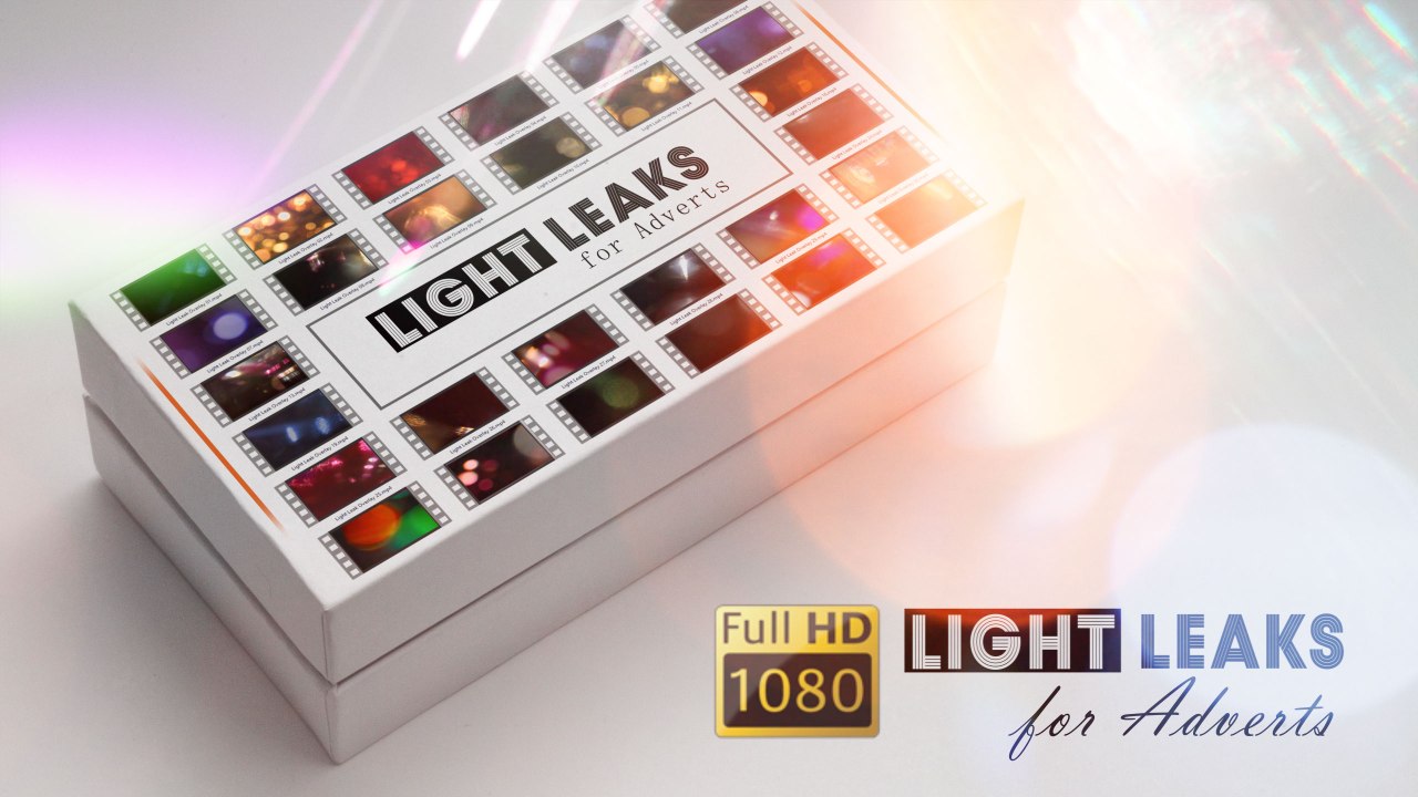 Light Leaks For Adverts! - 60 FullHD clips