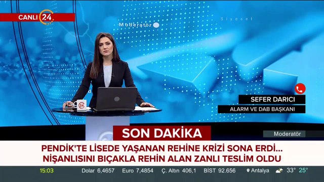 Pendik'te lisede yaşanan rehine krizi sona erdi