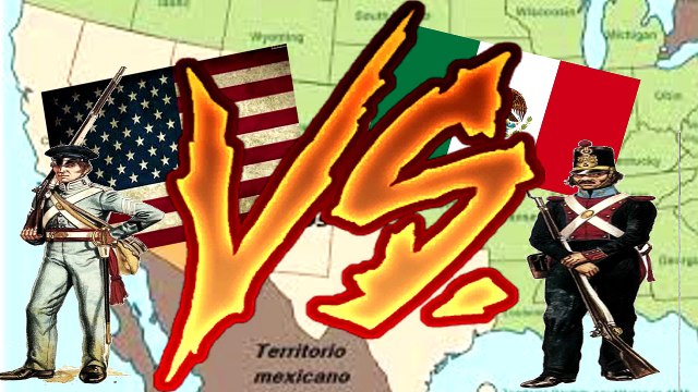 GUERRA USA - MEXICO 1846-48 Batalla de Churubusco y de Ciudad de Mexico