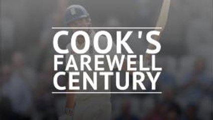 Cook hits century in final Test innings for England